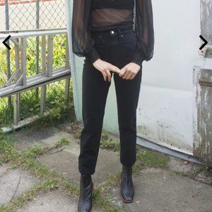 Iris Denim Black Skinny Jeans